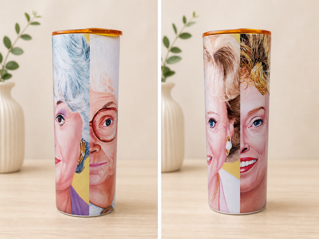 20 oz Stainless Steel Tumbler- The Golden Girls