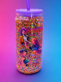 Glitter-20 ounce Acrylic Snow Globe Cup