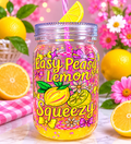 20oz Acrylic- Mason Jar- Lemons 🍋