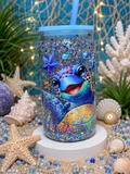 16 ounce Acrylic Tumbler- Glow Turtle
