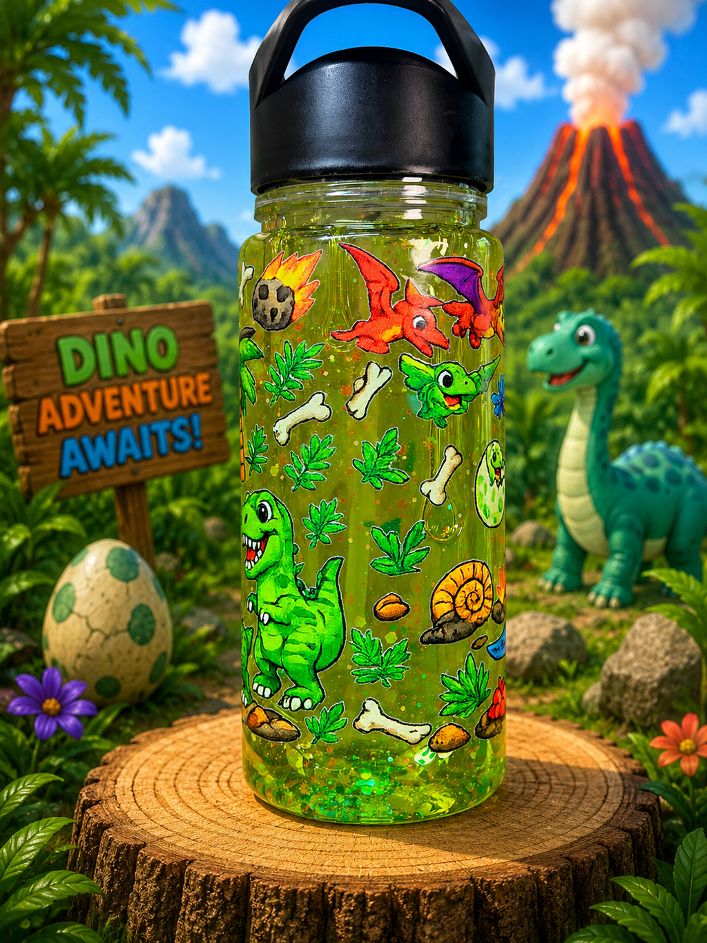 10 ounce Kids Cup- Dinosaur