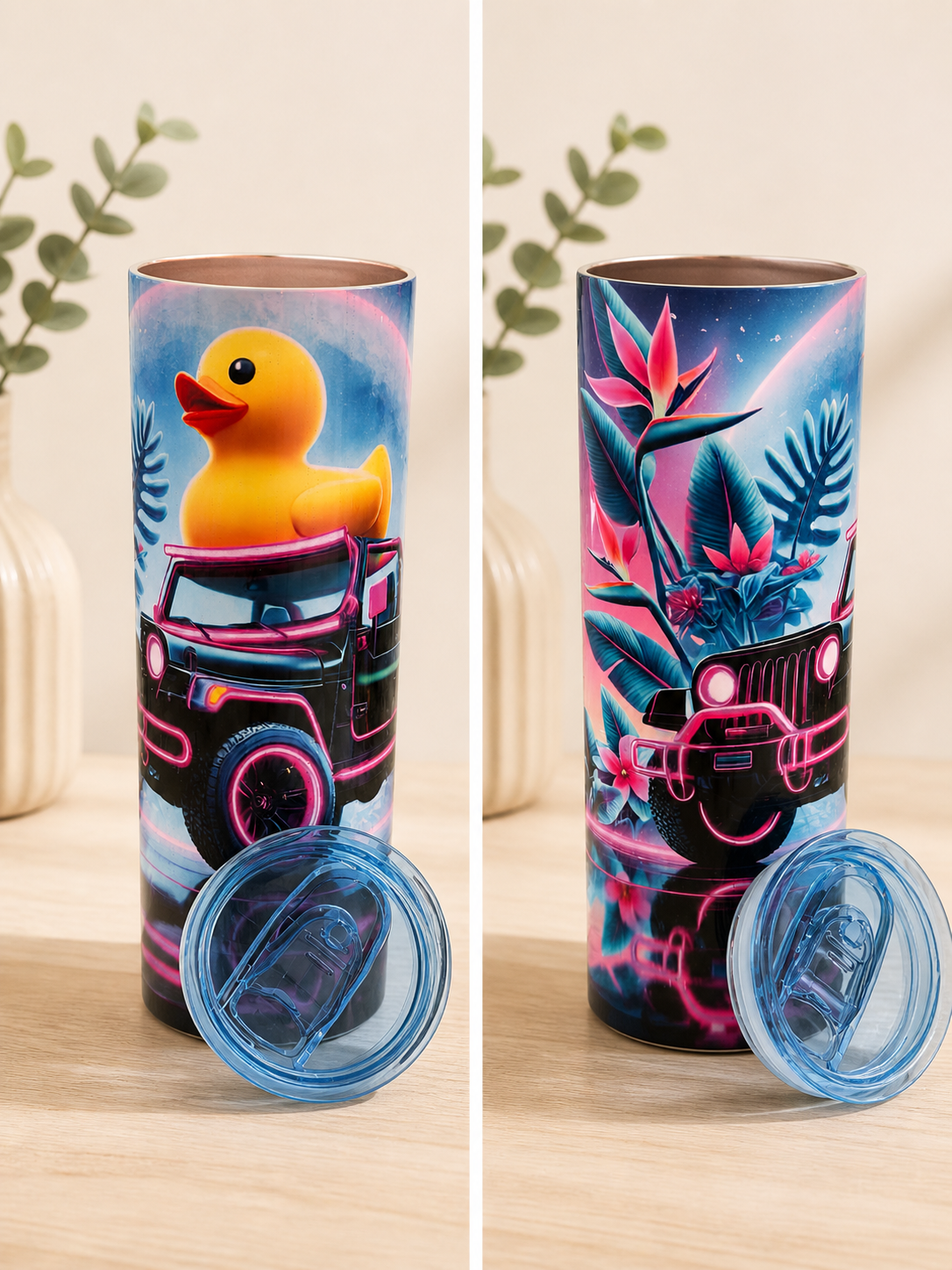 20 oz Stainless Steel - Jeep Duck