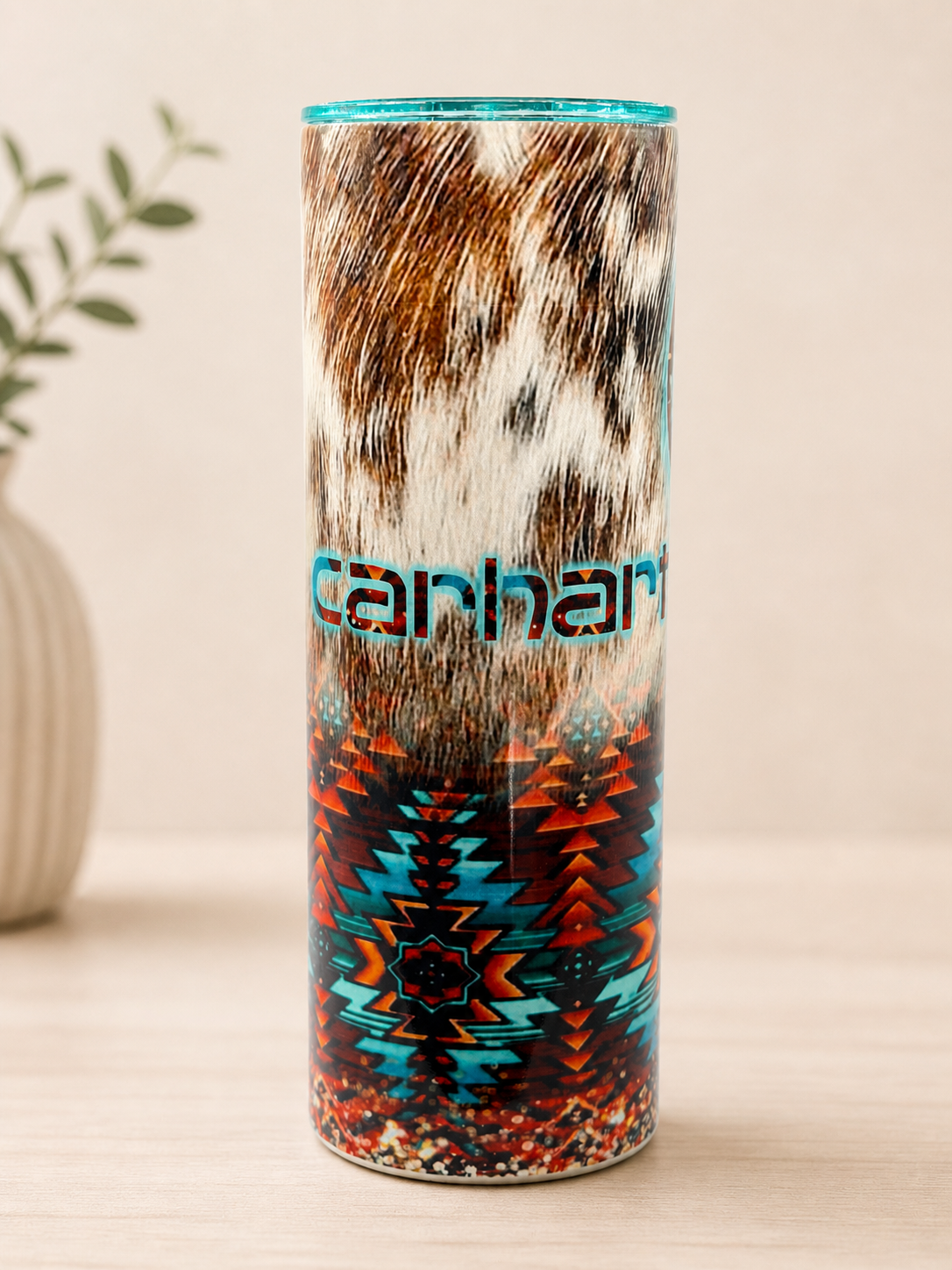 Western Themed- Stainless Steel Cup