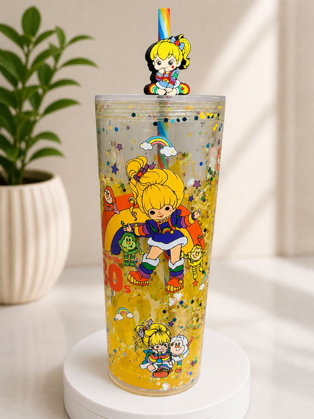 Rainbow Brite- 24 ounce Lava Snow Globe Cup