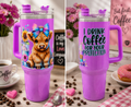 I Drink Coffee for Your Protection-Stainless Steel Cup