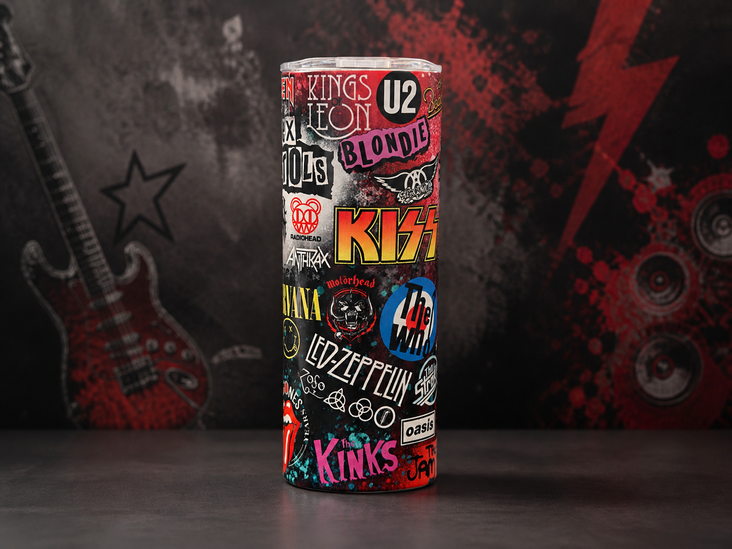 Rock and Roll -Stainless Steel Cup