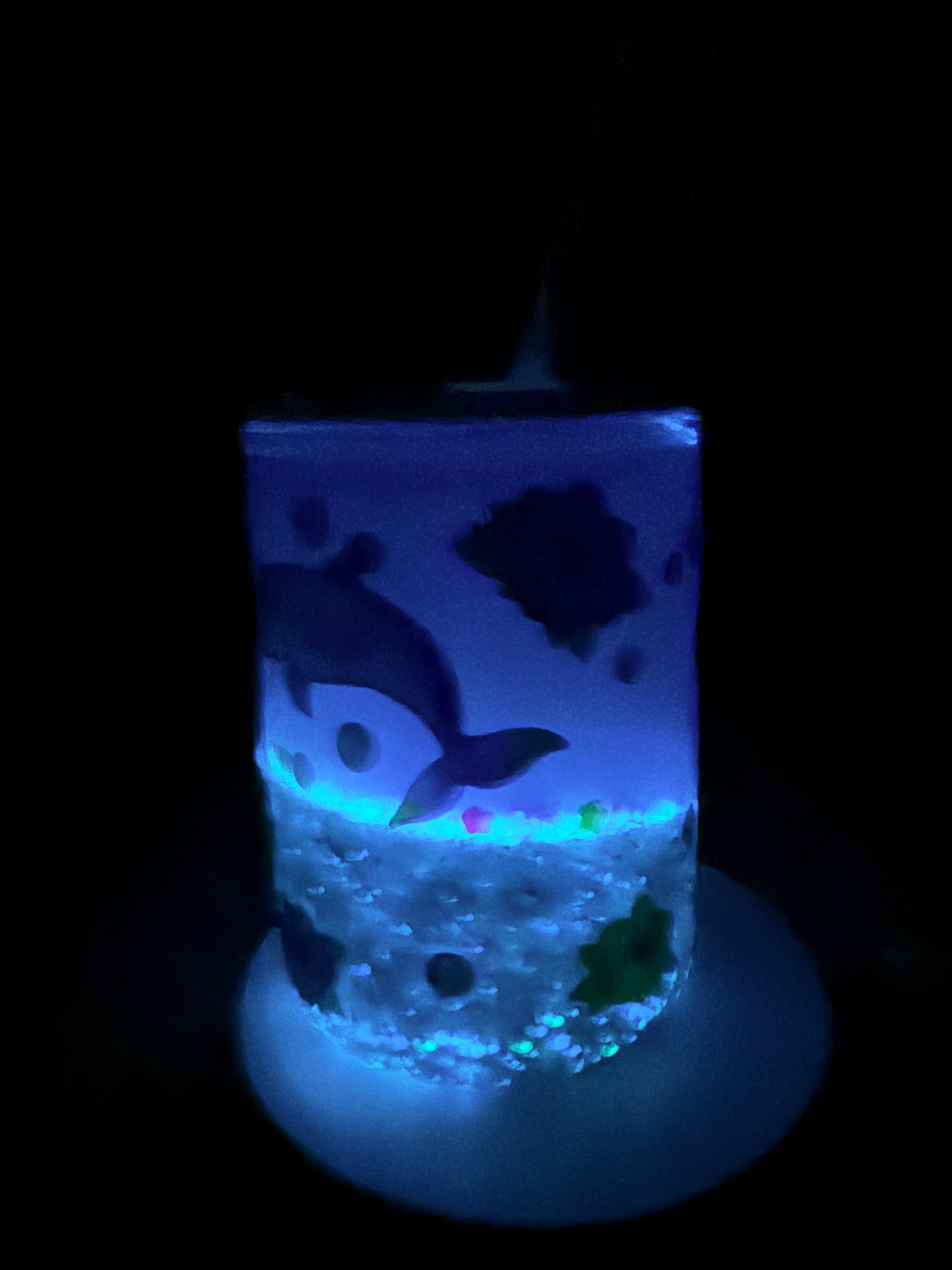 17 oz Acrylic Coffee Mug- Dolphin & Turtles