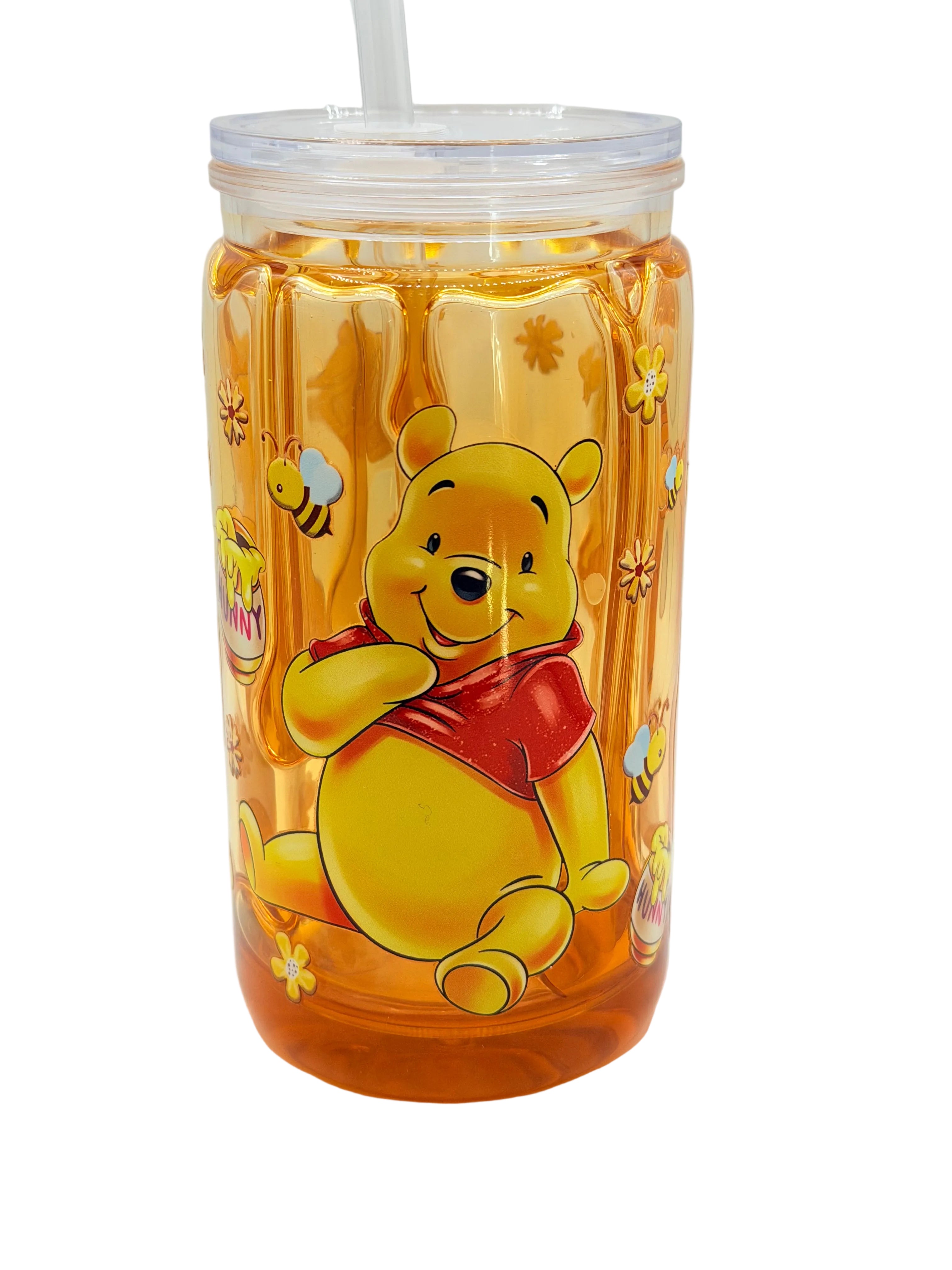 Pooh- 16 ounce Acrylic- Drip- Honey