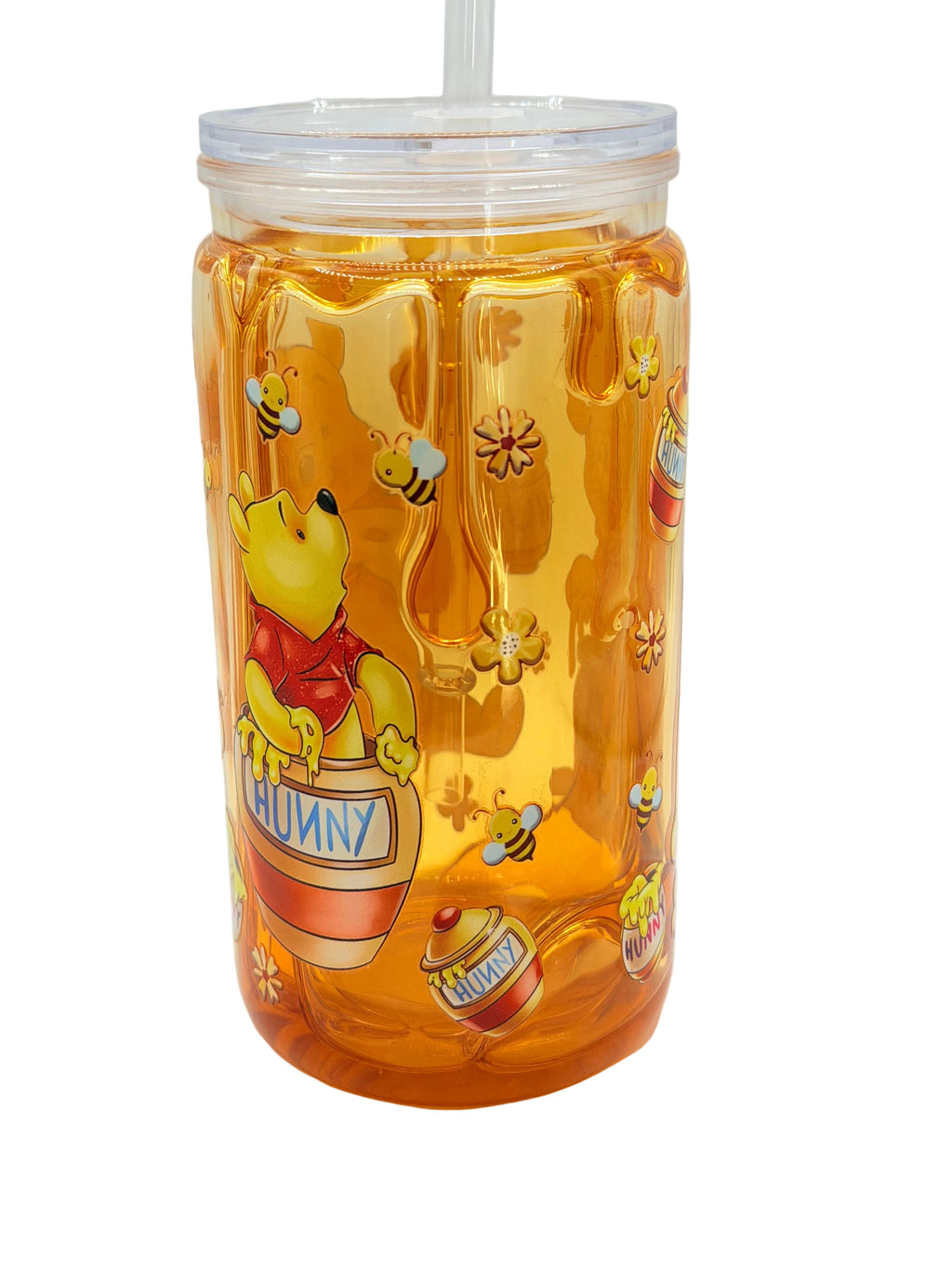 Pooh- 16 ounce Acrylic- Drip- Honey