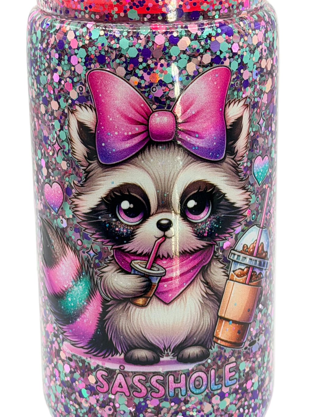 Sasshole- Glitter-16 ounce Cup
