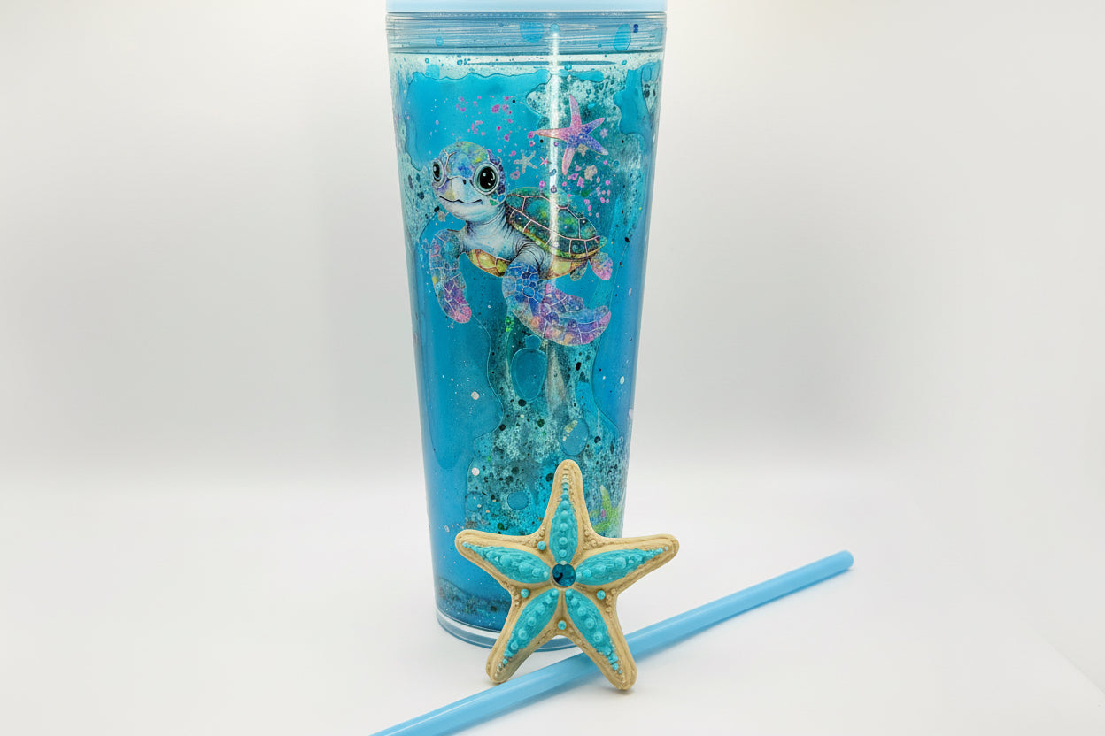 Sea Turtles-Lava- 24 ounce Cup