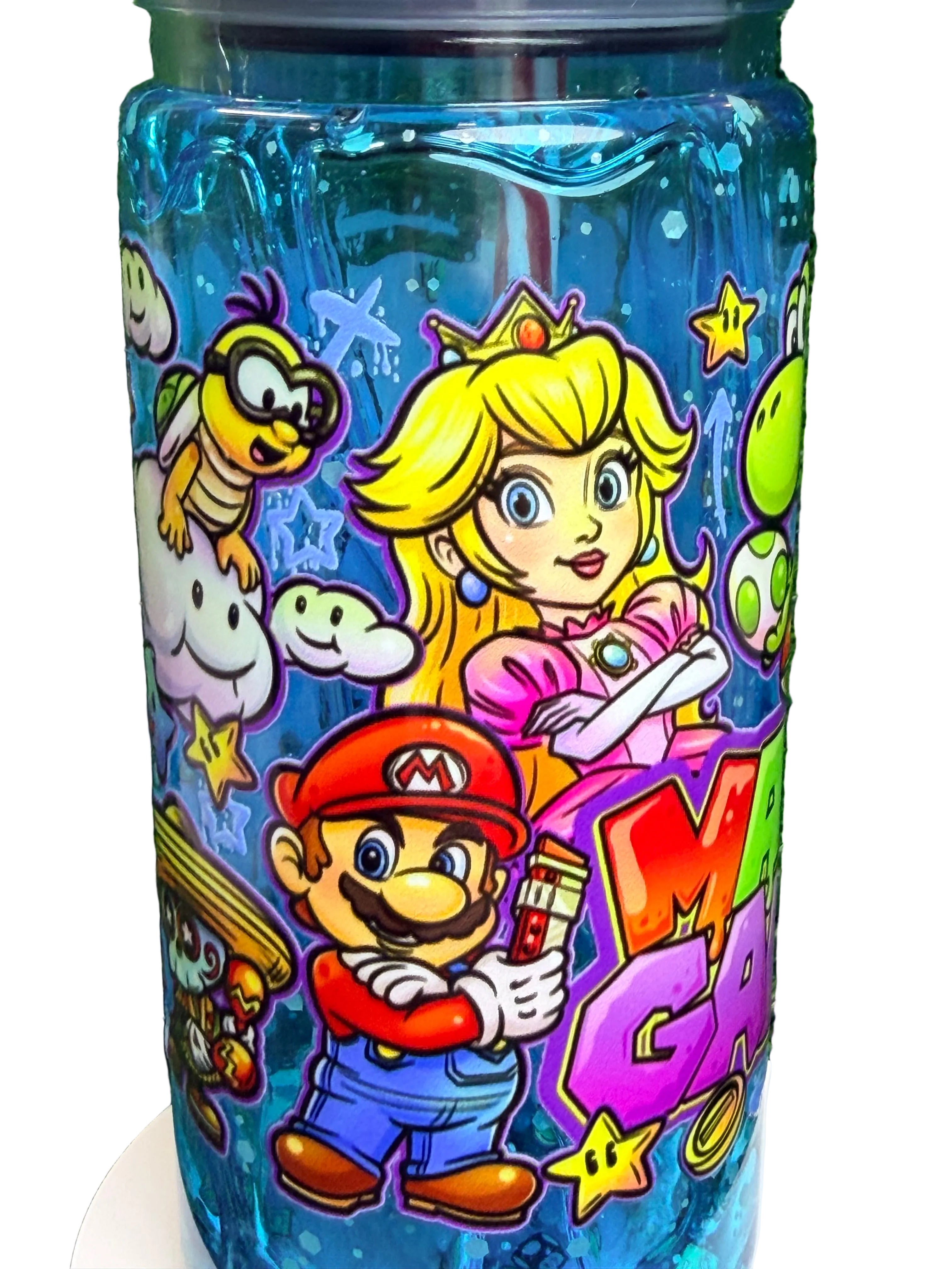 Mario- 20 ounce Acrylic Drip Cup- Glow