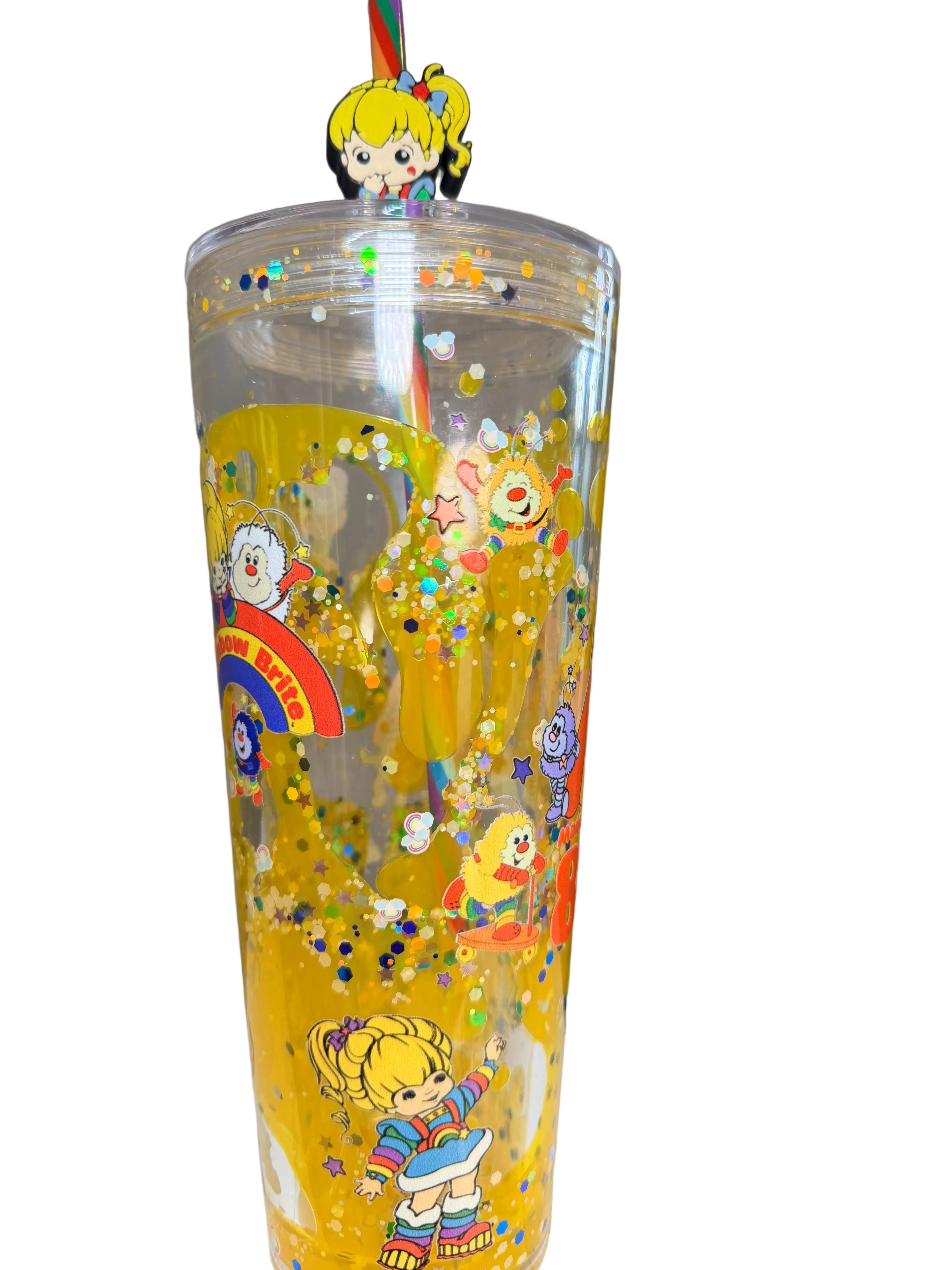 Rainbow Brite- 24 ounce Lava Snow Globe Cup