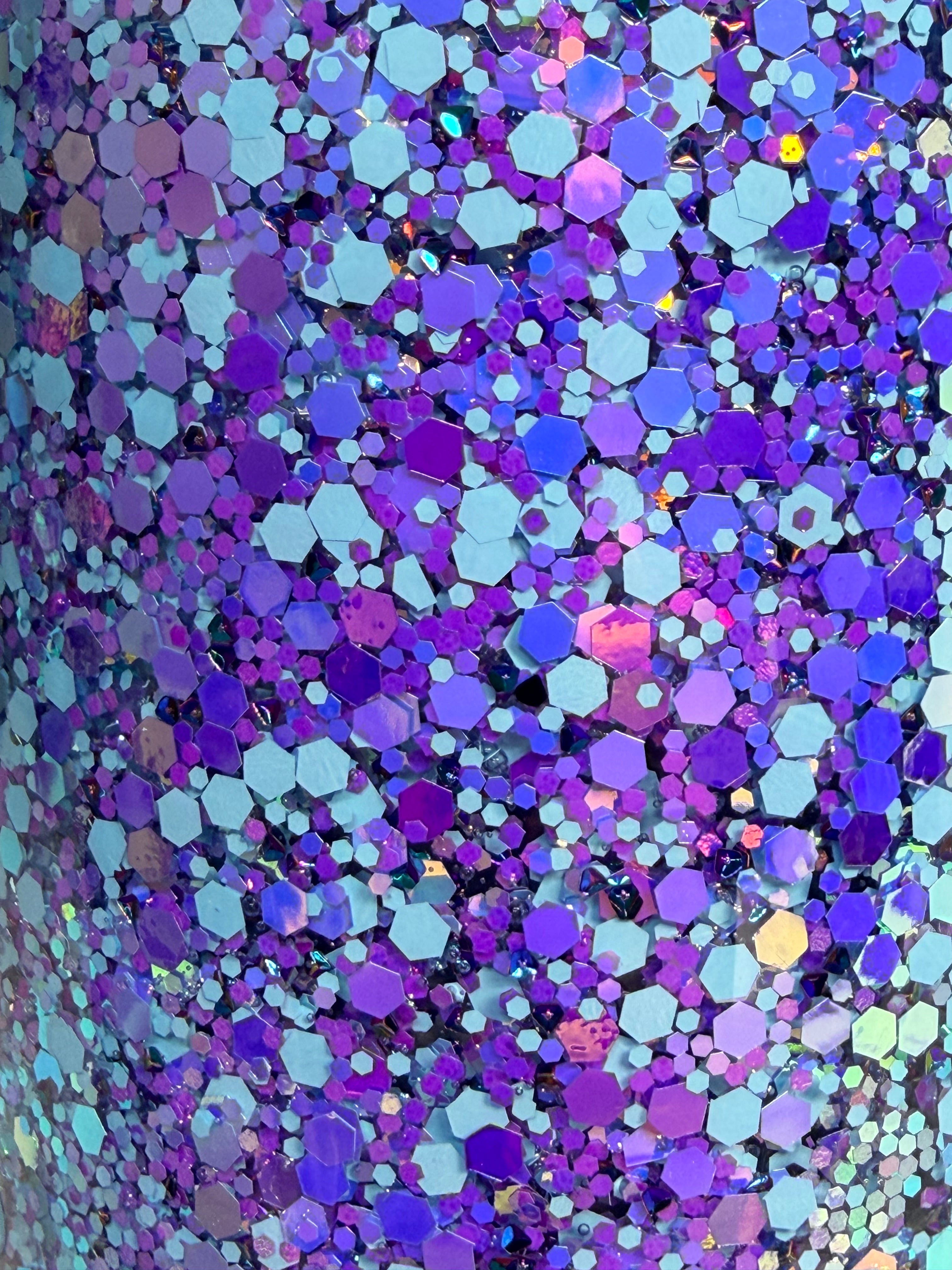 Pisces- Glitter- 16 Ounce Cup