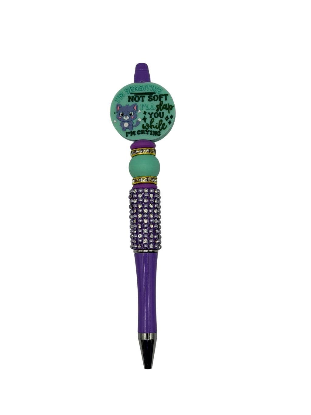 I’m sensitive, not soft- Beaded Pen