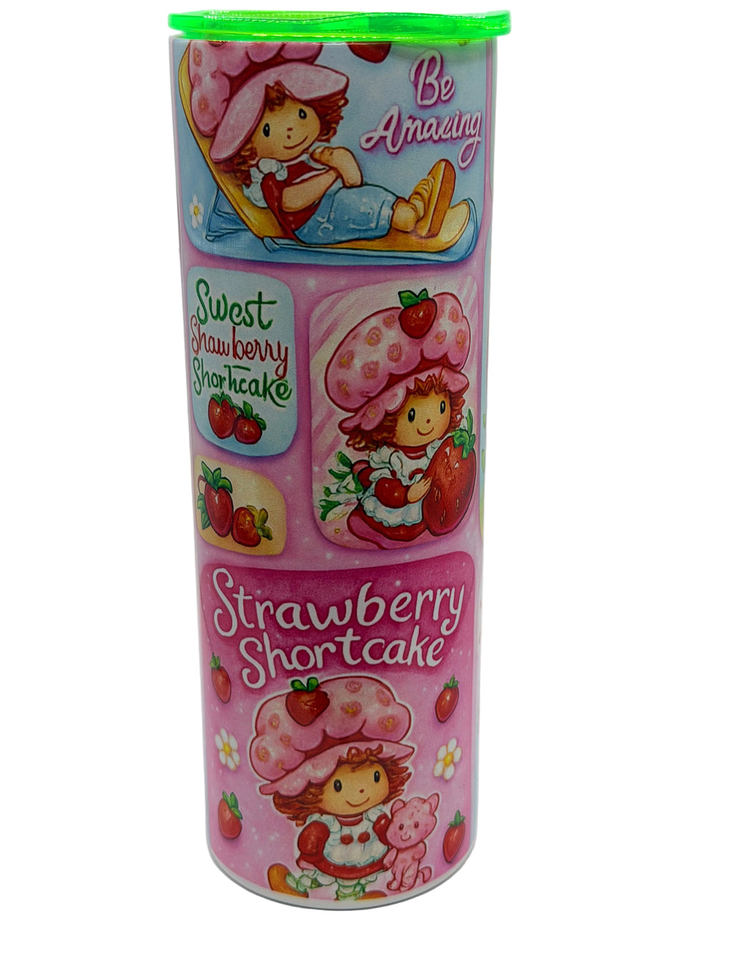 Strawberry Short Cake- 20 ounce stainless Steel Tumbler