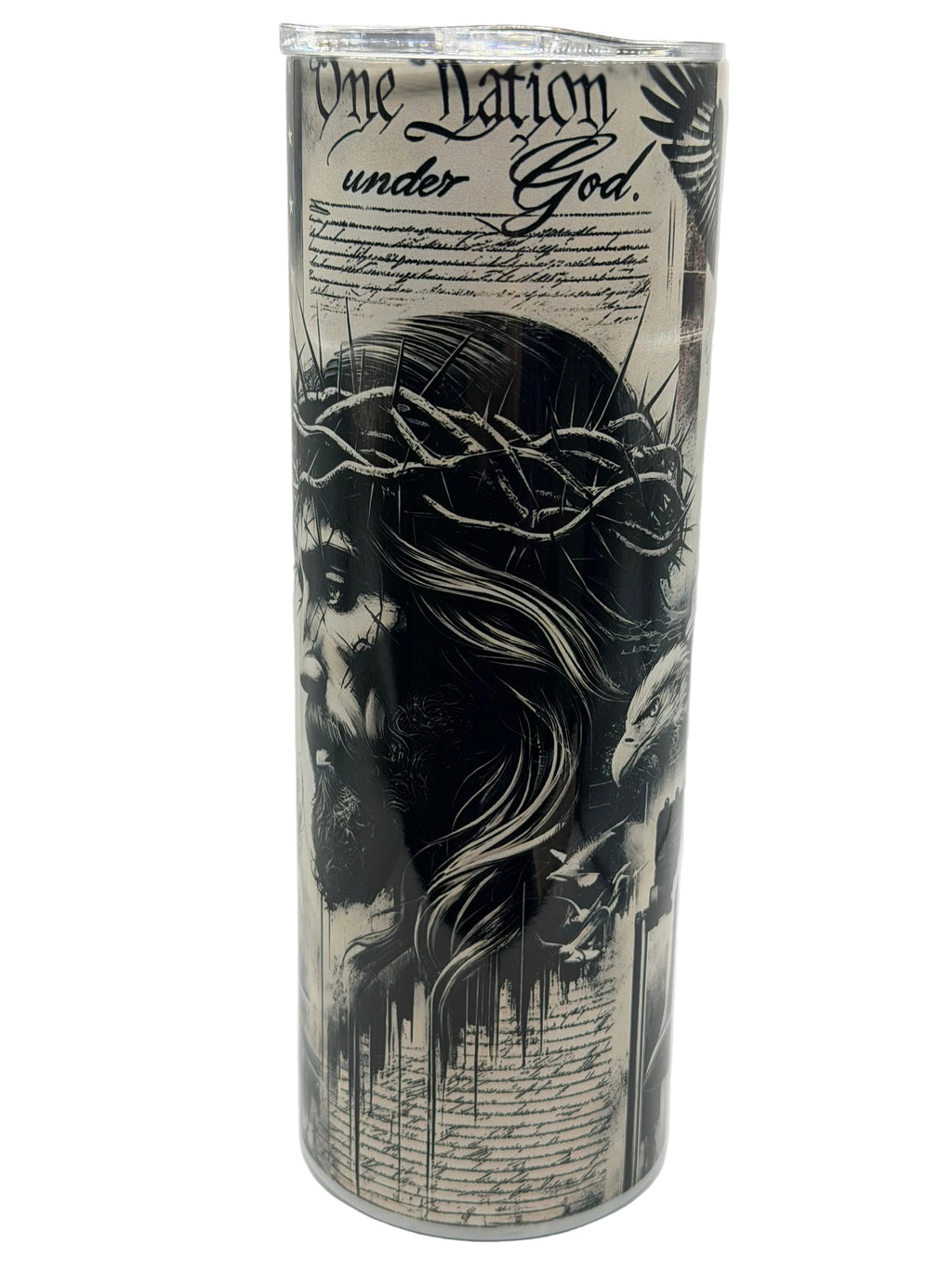 One Nation- 20 ounce stainless steel tumbler