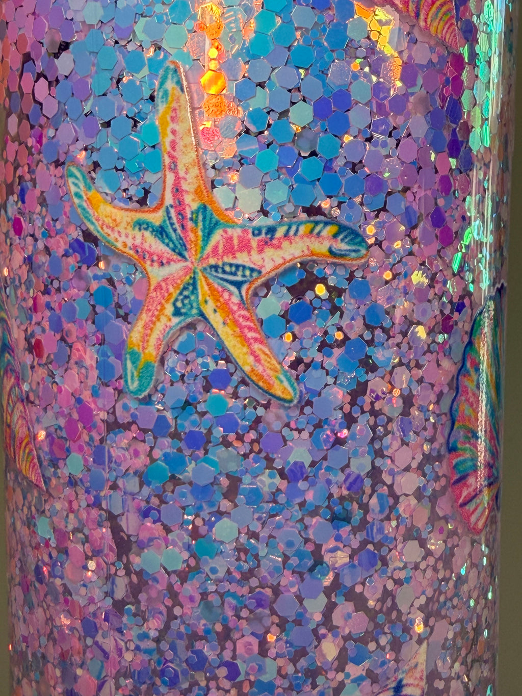 20 oz Acrylic Sports Style- Sea Shells 🐚