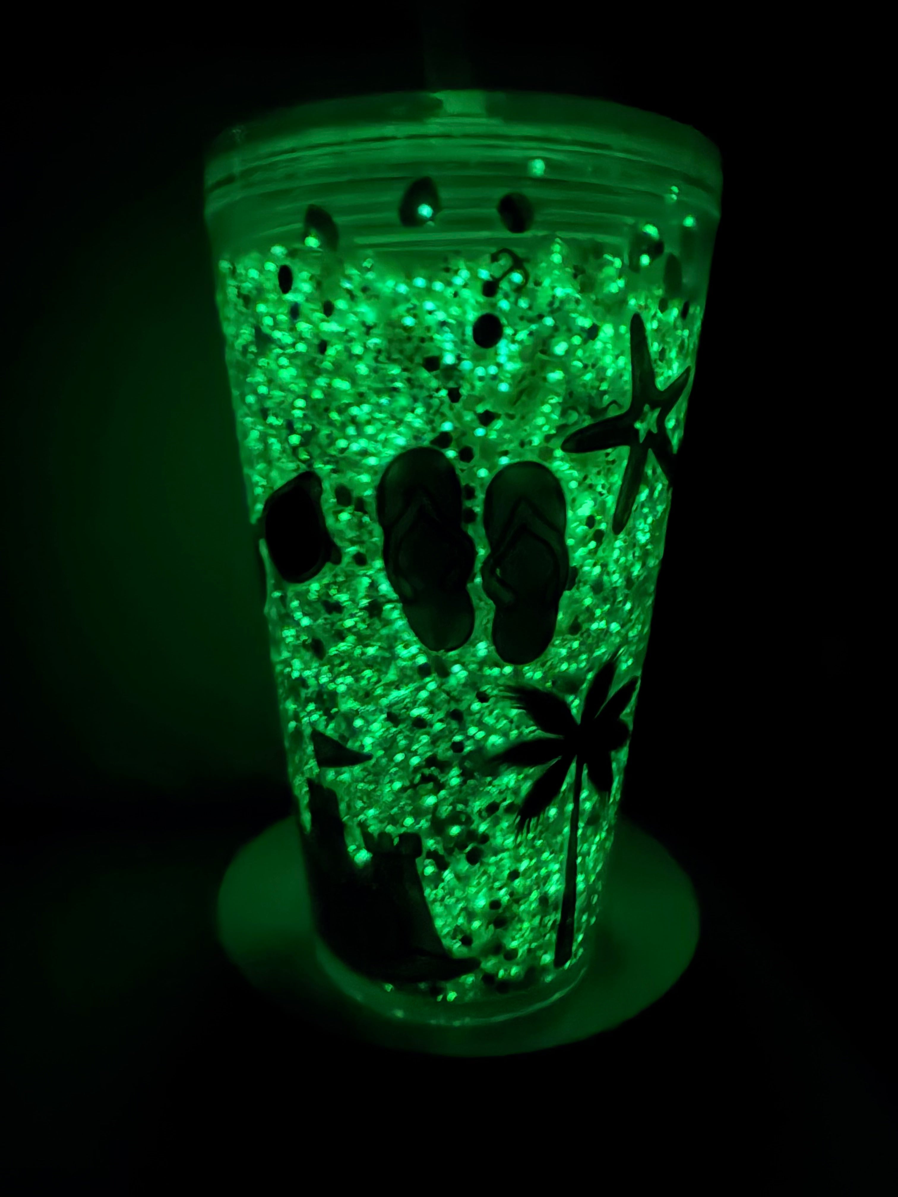 16oz Acrylic Beach Cup