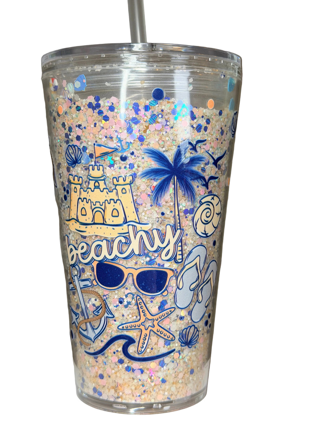 16oz Acrylic Beach Cup