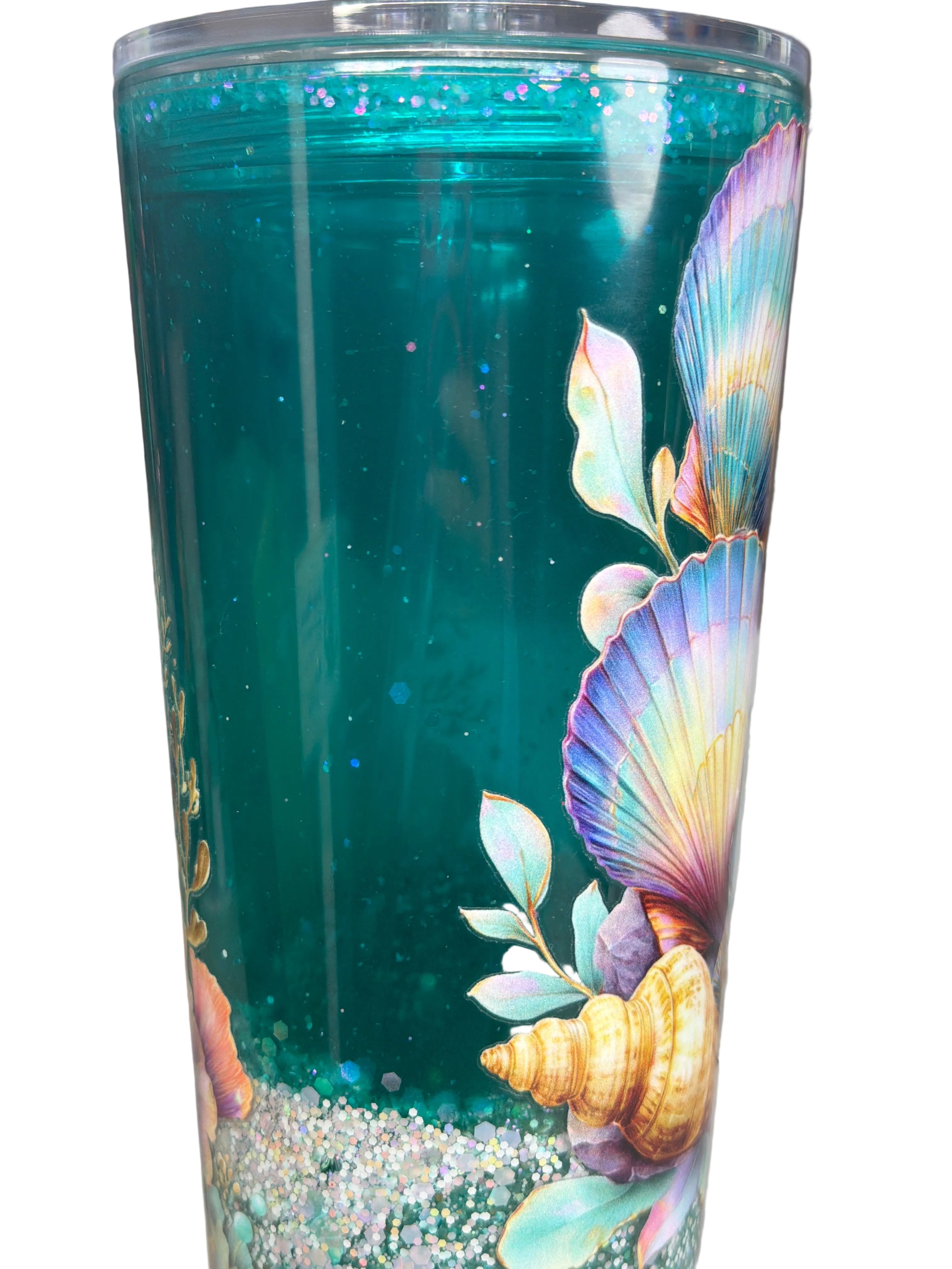 24 oz Acrylic Tapered Cup- Shells