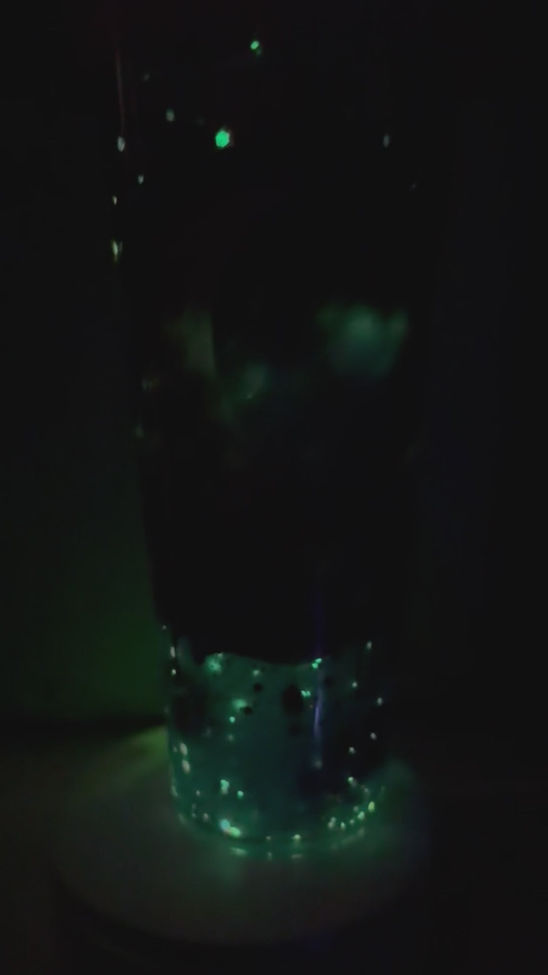 24oz Magical Moon & Floral Dual Lava Acrylic Tumbler