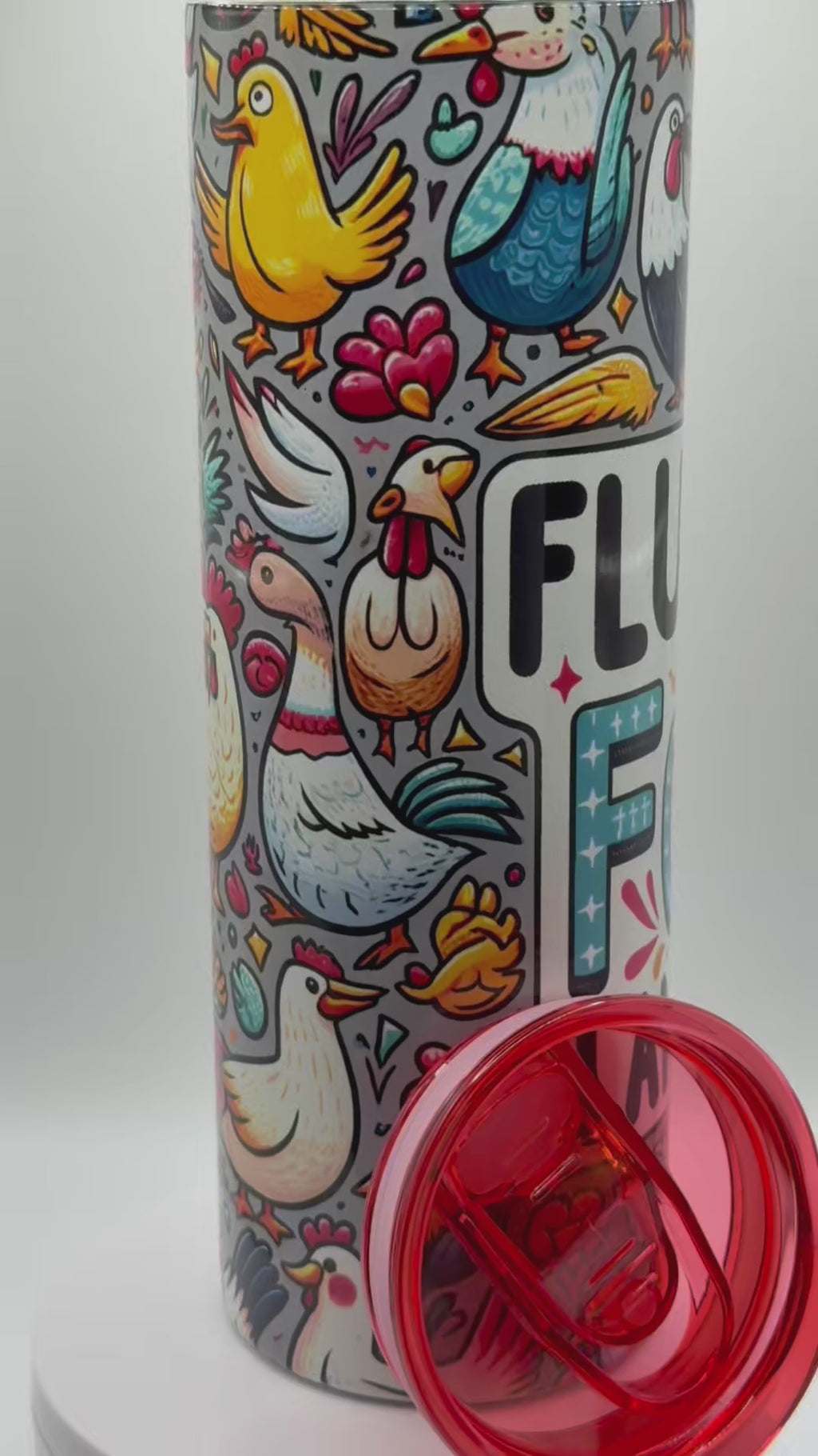 Fluent in Fowl Language- Stainless Steel Cup