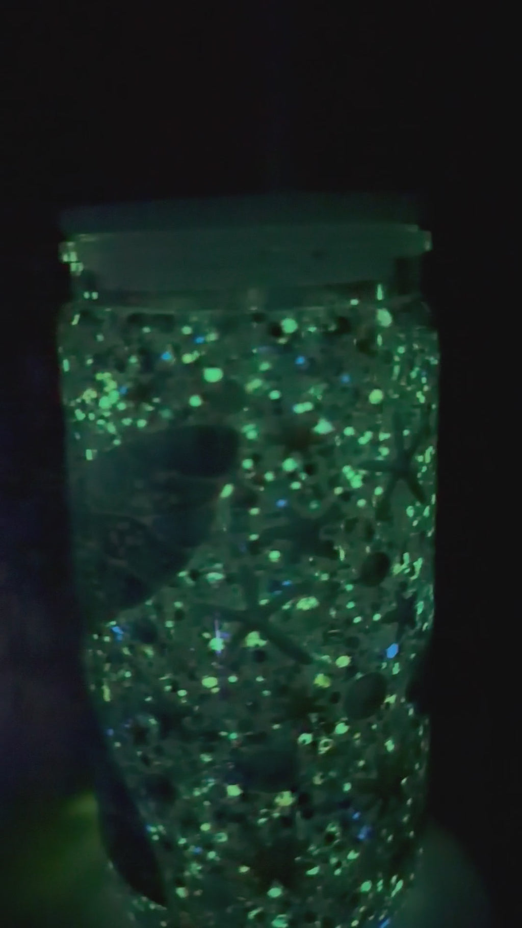16 ounce Acrylic Tumbler- Glow Turtle