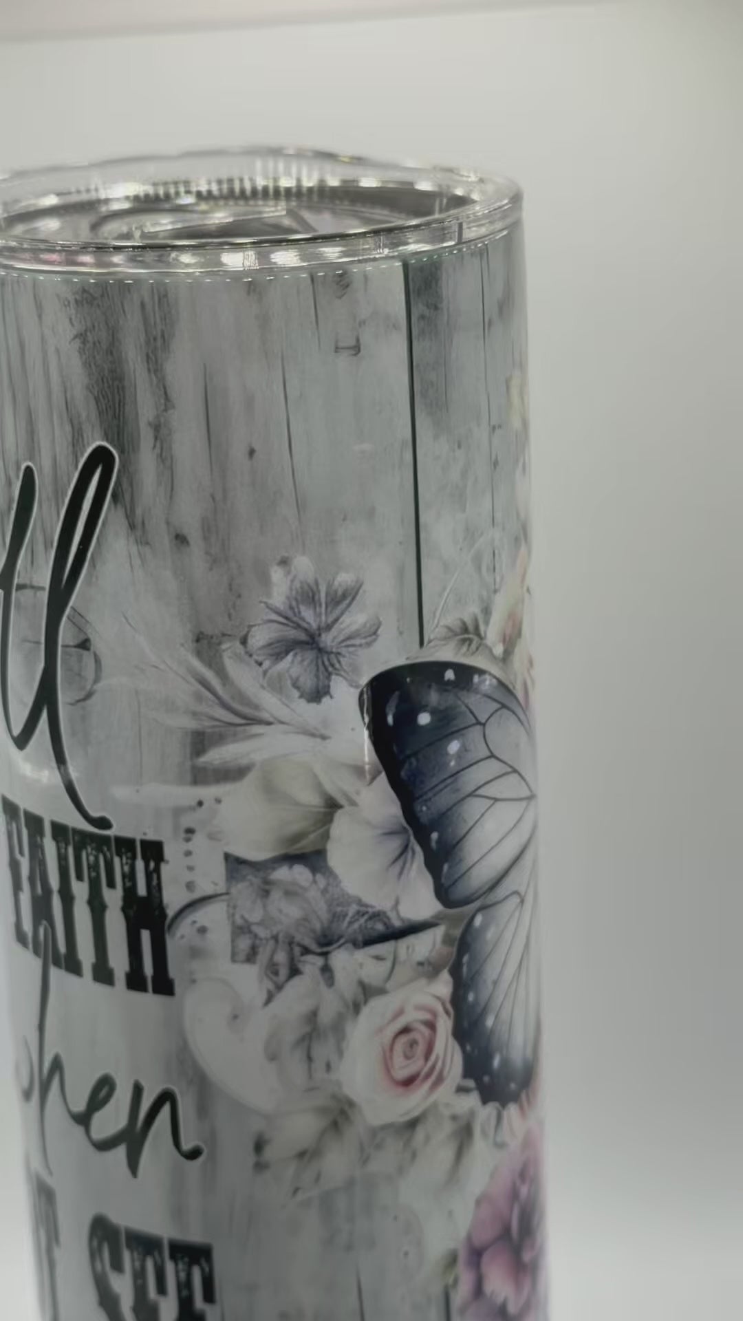 I  Walk by Faith-Stainless Steel Cup
