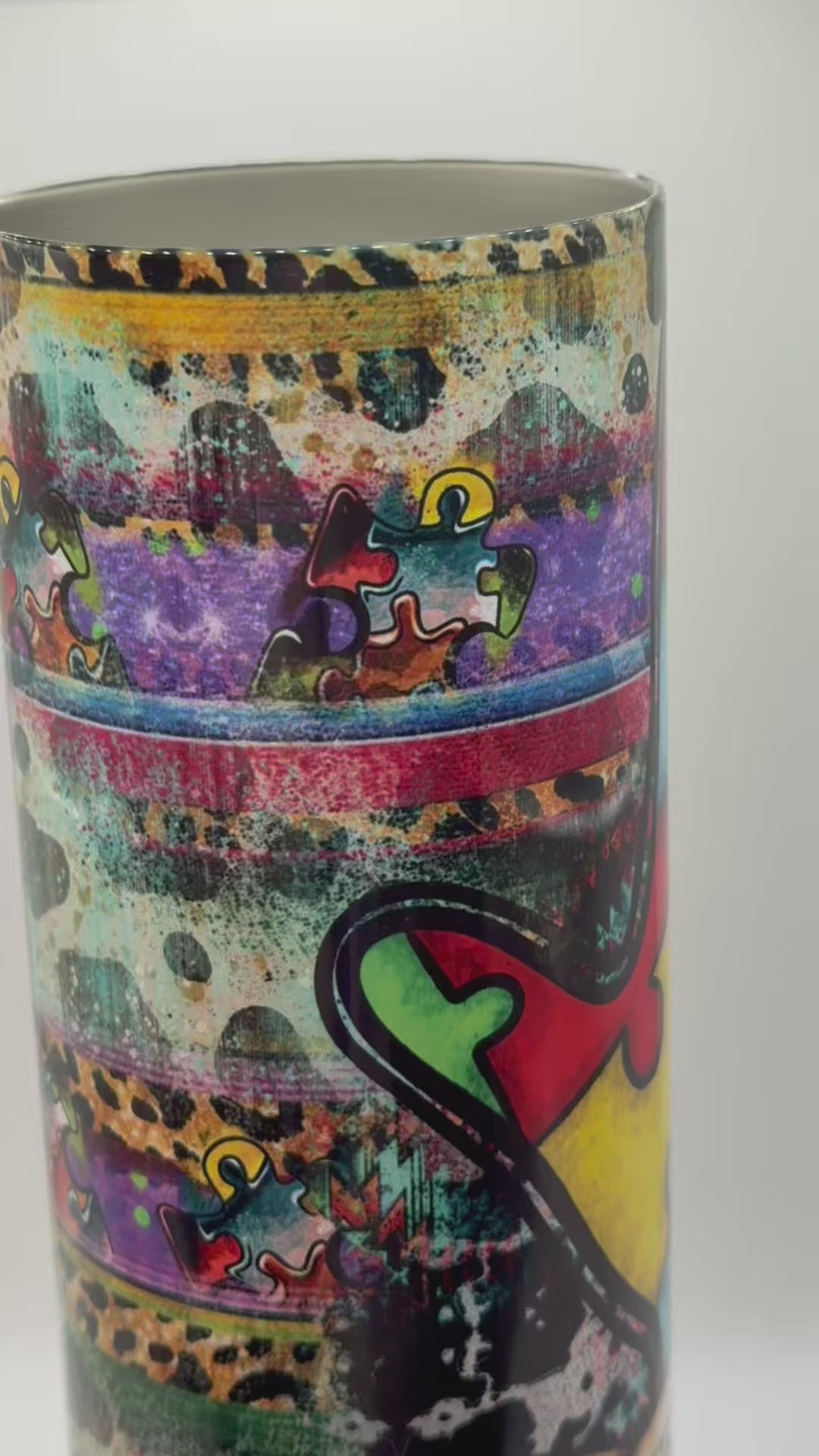 Autism Awareness- Stainless Steel Cup