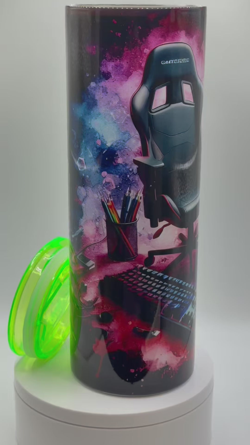 Gamer- 20 ounce stainless steel tumbler