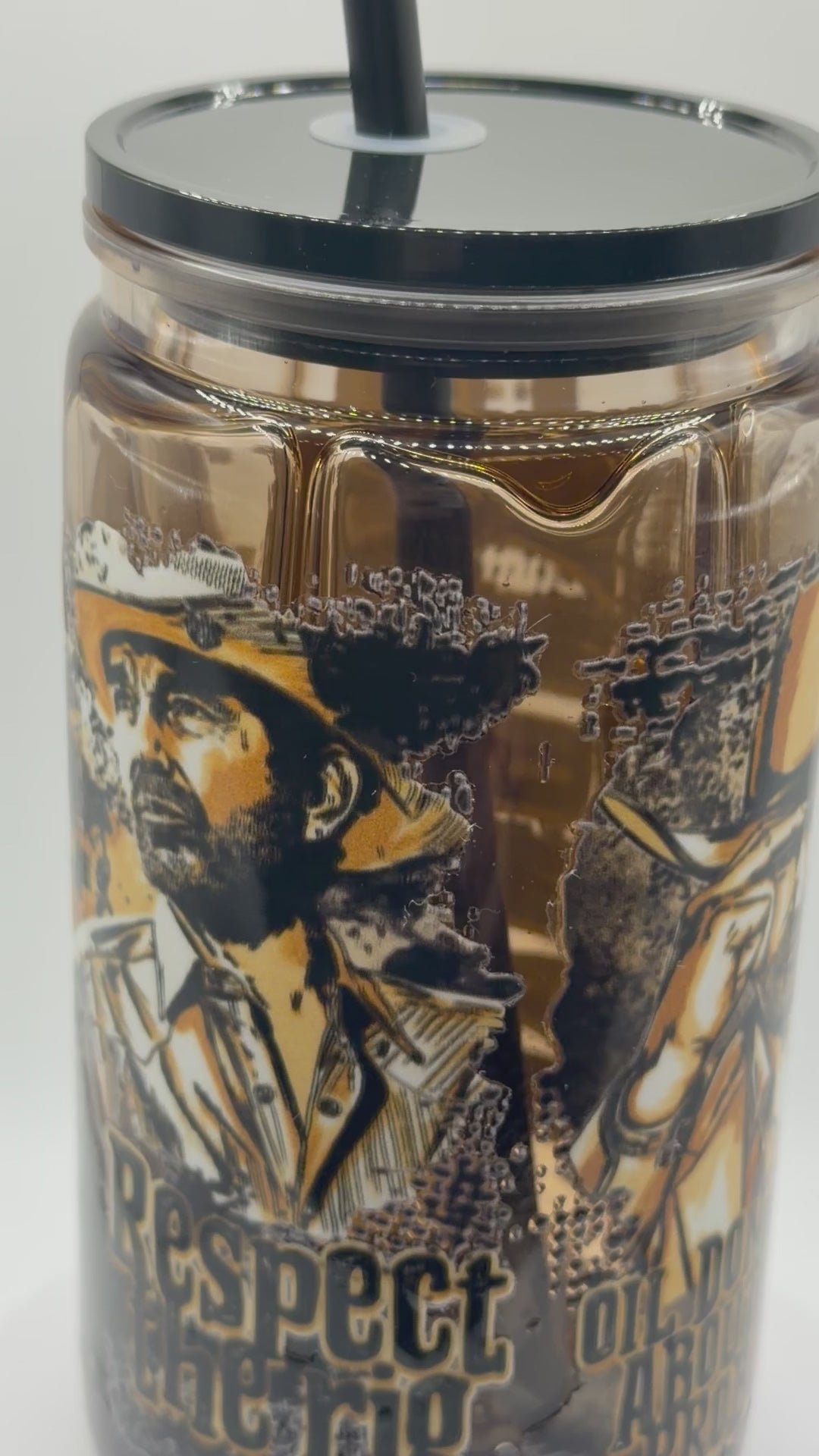 Land Man- Oil Drip-16 ounce Cup